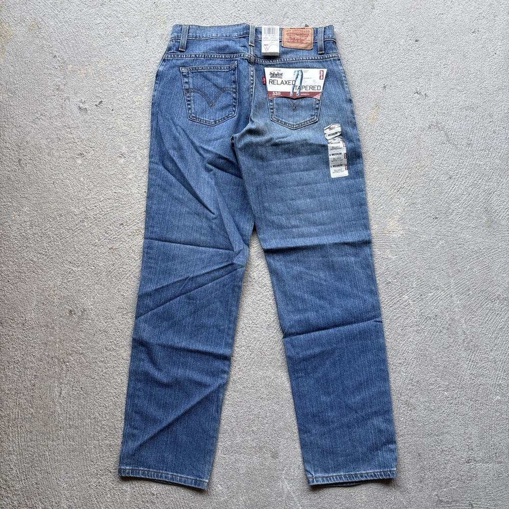 Vintage Y2K Levi's 550 Women’s Denim Jeans Medium Wash Relaxed Tapered 6 M